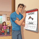 Father pining away for father's day