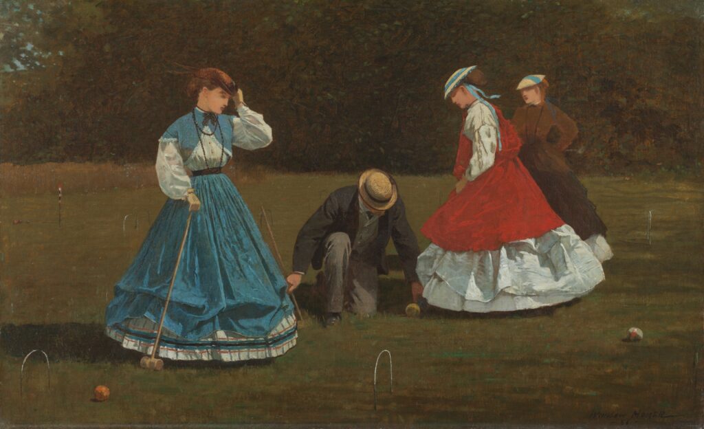 Croquet Scene - 1866 - Winslow Homer
