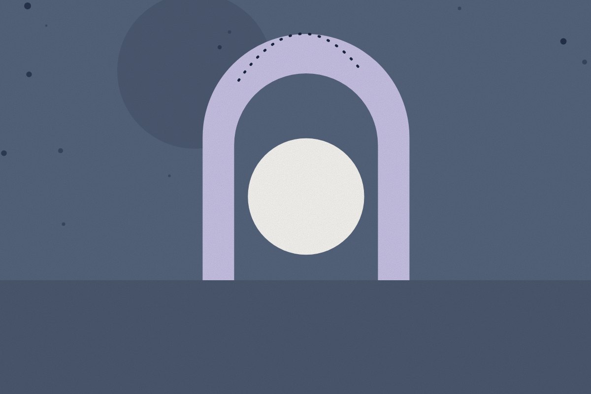 Abstract illustration for the article: How do you cope with the loss of a pet?