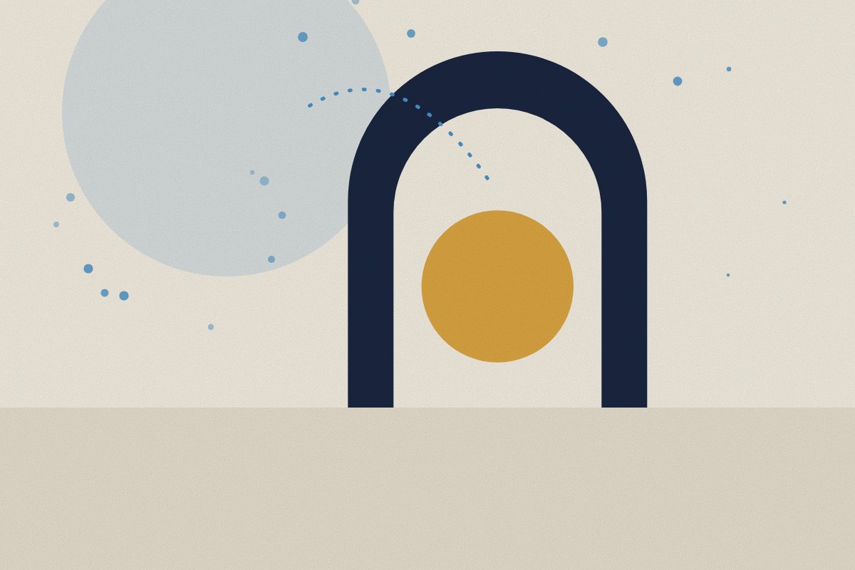 Abstract illustration for the article: How do you deal with being laid off?