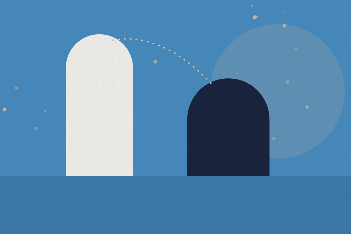 Abstract illustration for the article: How do you make friends after 30?